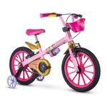 Bicicleta---Aro-16---Princesas---Nathor---Rosa-0