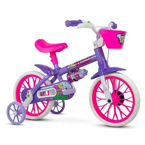 Bicicleta - Aro 12 - Violet - Nathor - Roxa e Rosa