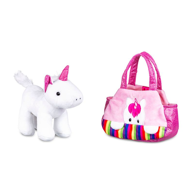 Pelucia-com-Acessorios---Cutie-Handbags---Unicornio---Rosa---15-Cm---Multikids-0