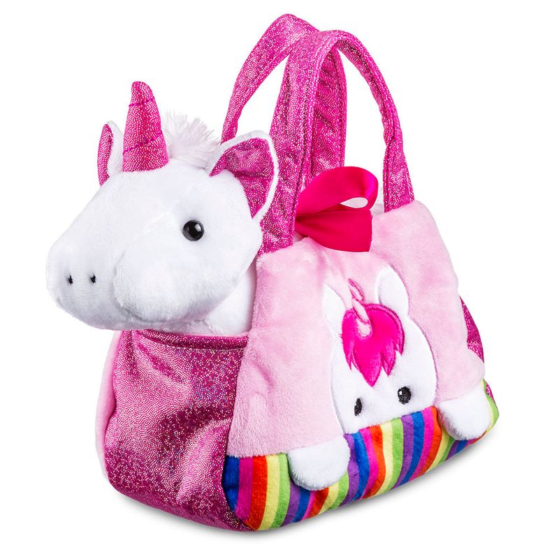 Pelucia-com-Acessorios---Cutie-Handbags---Unicornio---Rosa---15-Cm---Multikids-2