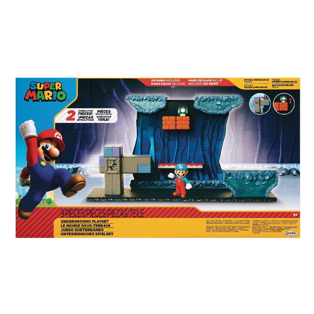 Playset Super Mario Mario Gélido Underground Playset Candide