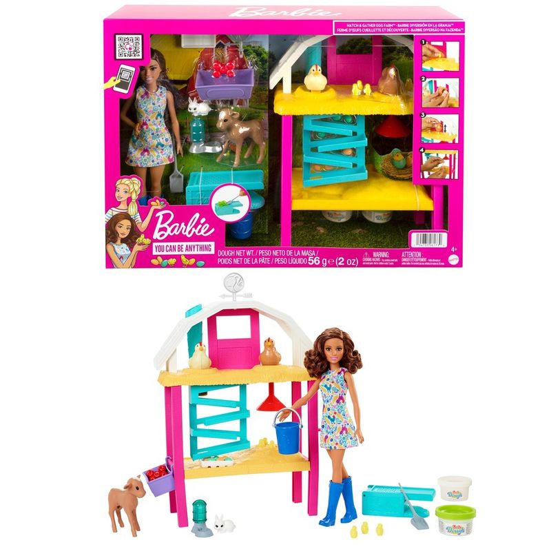 Playset-Boneca-Articulada-e-Acessorios---Barbie-Fazendeira---Rosa---Mattel--2