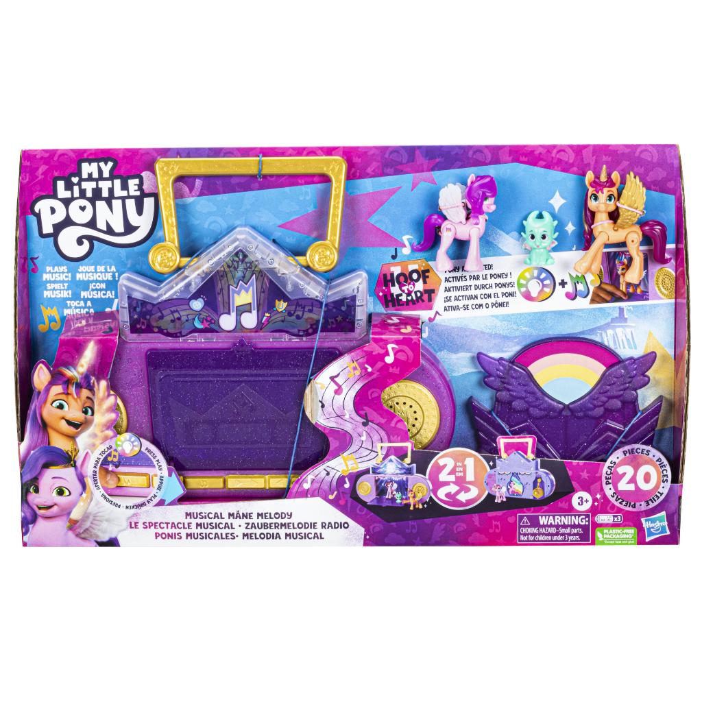 Conjunto de Mini Figuras e Acessórios - My Little Pony - Melodia Musical -  Hasbro