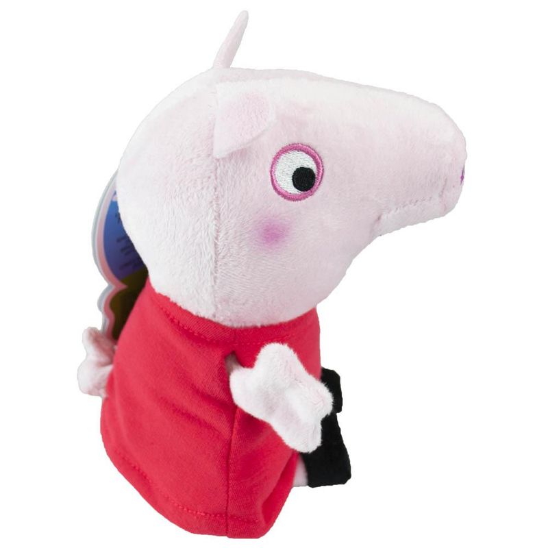 Peppa Pig pelúcia para crianças, peluches macios, desenhos