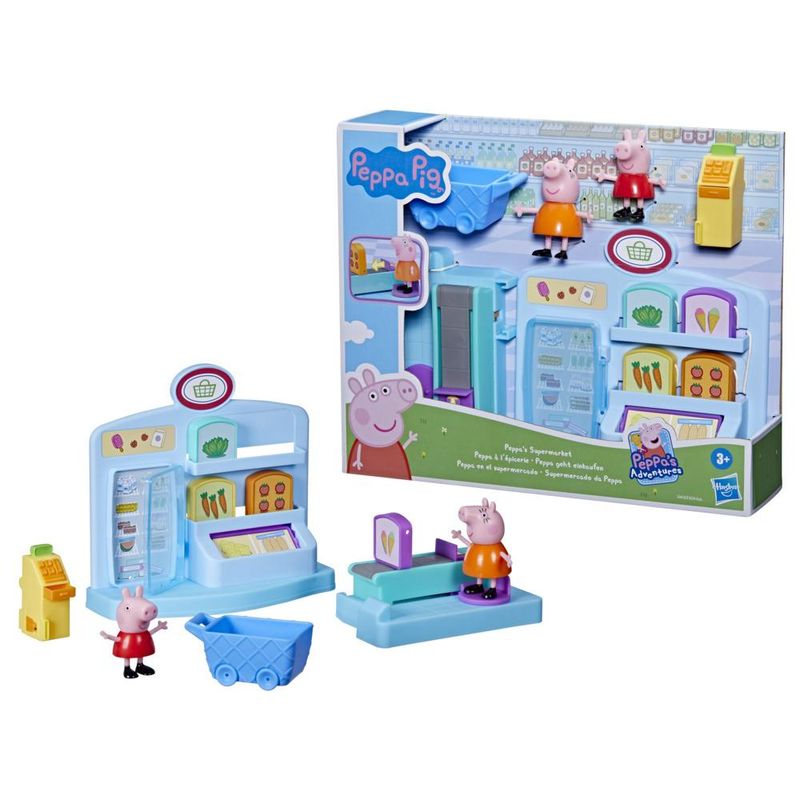 Playset-e-Mini-Figura---Peppa-Pig---Supermercado-da-Peppa---Hasbro-2