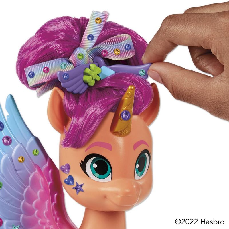 Figura-com-Acessorios---My-Little-Pony---Penteados-com-Fitas---Sunny-Starscout---15-Cm---Hasbro-6