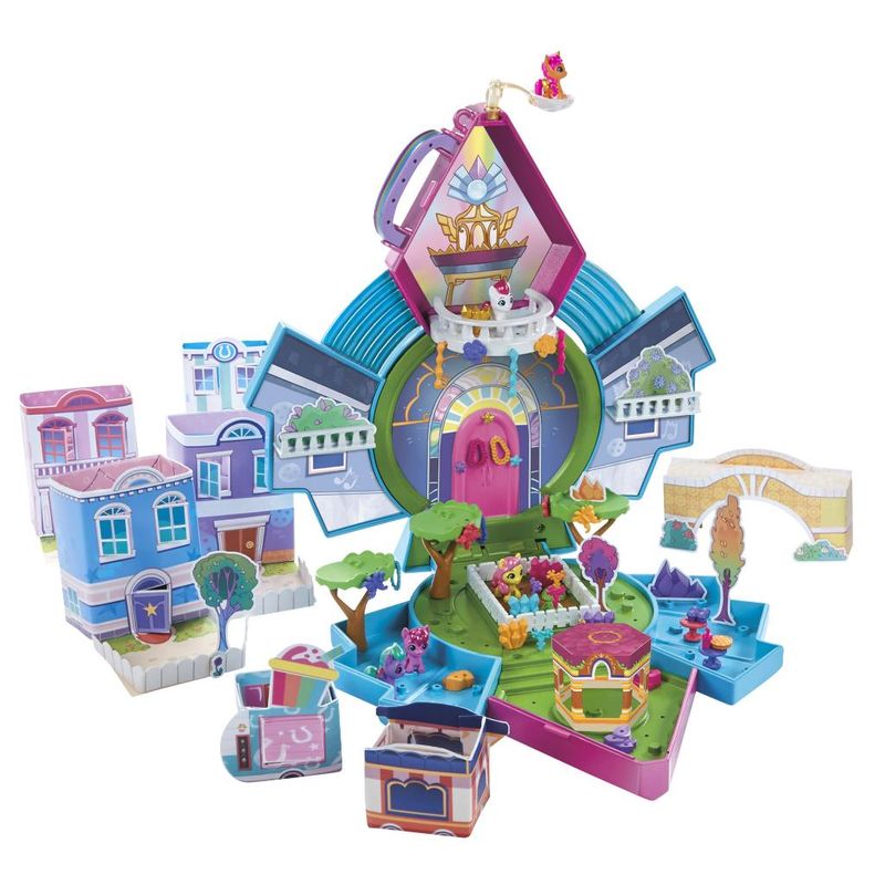 Playset-com-Acessorios---My-Little-Pony---Mini-World-Magic---Epica-Mini-Crystal-Brighthouse---Hasbro-0