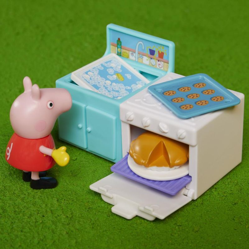 Playset com Mini Figuras - Casa da Peppa - Cozinha - Peppa Pig