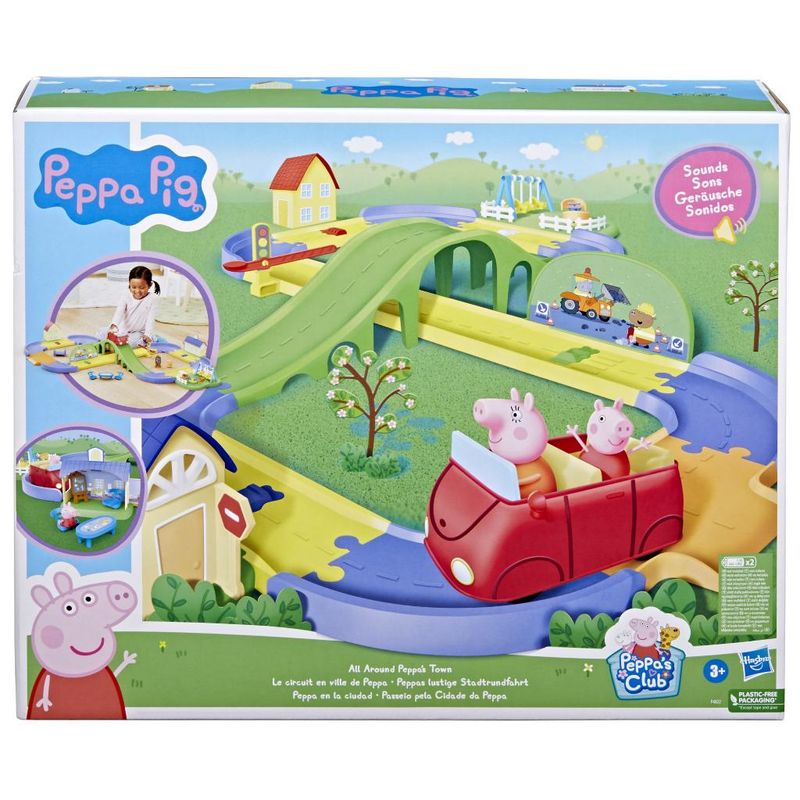 Pista-de-Percurso-com-Mini-Figura-e-Acessorios---Peppa-Pig---Passeio-pela-Cidade-da-Peppa---Hasbro-1