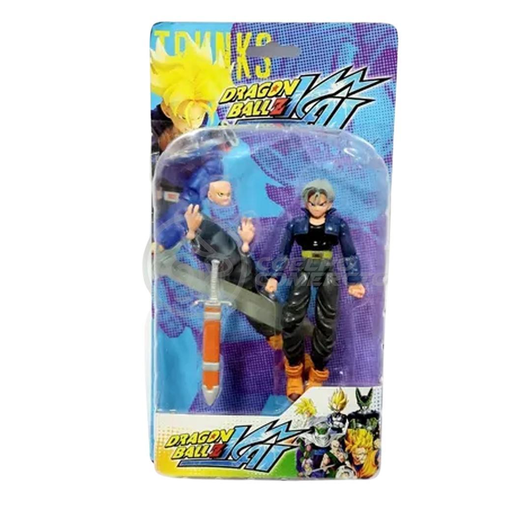 Boneco Articulado 14Cm Action Figure Trunks Dragon Ball Z - PBKIDS
