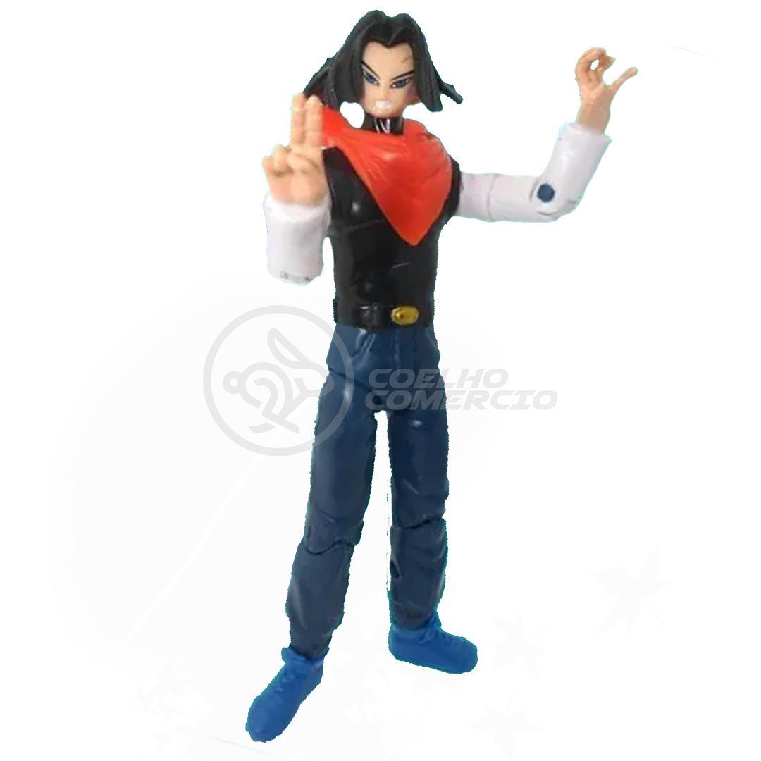 Boneco 16Cm Action Figure Android Numero 17 Dragon Ball Z - Ri Happy