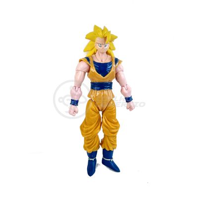 Boneco Brinquedo Articulado 14cm Action Figure Removivel Goku ssj
