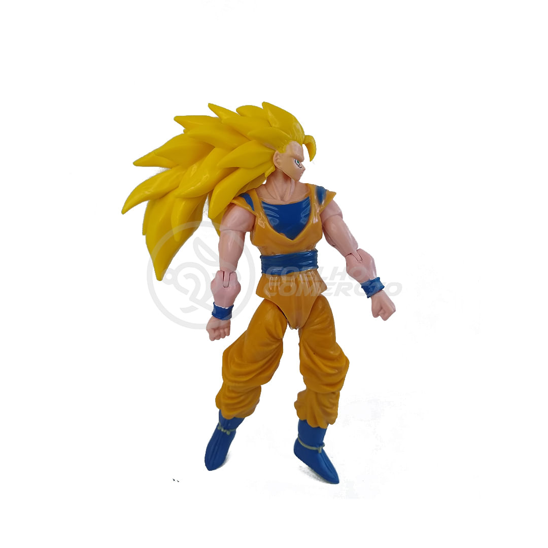 Boneco Brinquedo Articulado 14cm Action Figure Removivel Goku