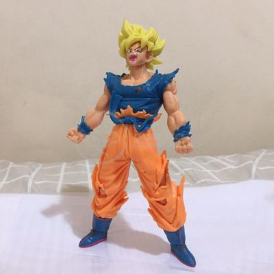 Boneco Action Figure Miniatura Goku Super Sayajin 2 Colecionáveis Dragon  Ball Z Super - 20cm
