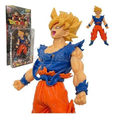 Goku Super Sayajin - Miniatura Colecionável Dragon Ball Super