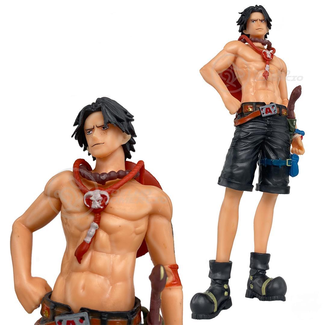 Boneco Anime Action Figure One Piece 18Cm - Portgas D. Ace
