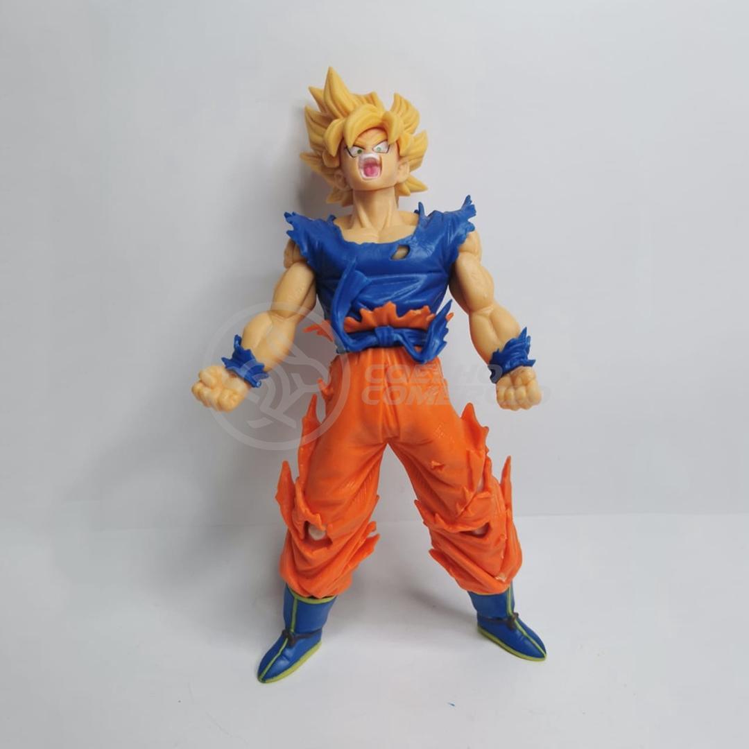 Action Figure Goku Super Sayajin 2 Dragon Ball Z 20Cm Nº3 - Ri Happy