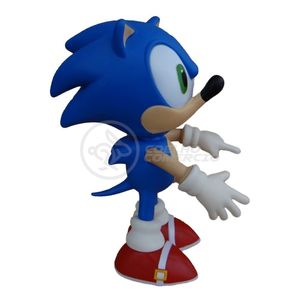 Boneco Sonic Azul Personagem Jogo Videogame Super Size