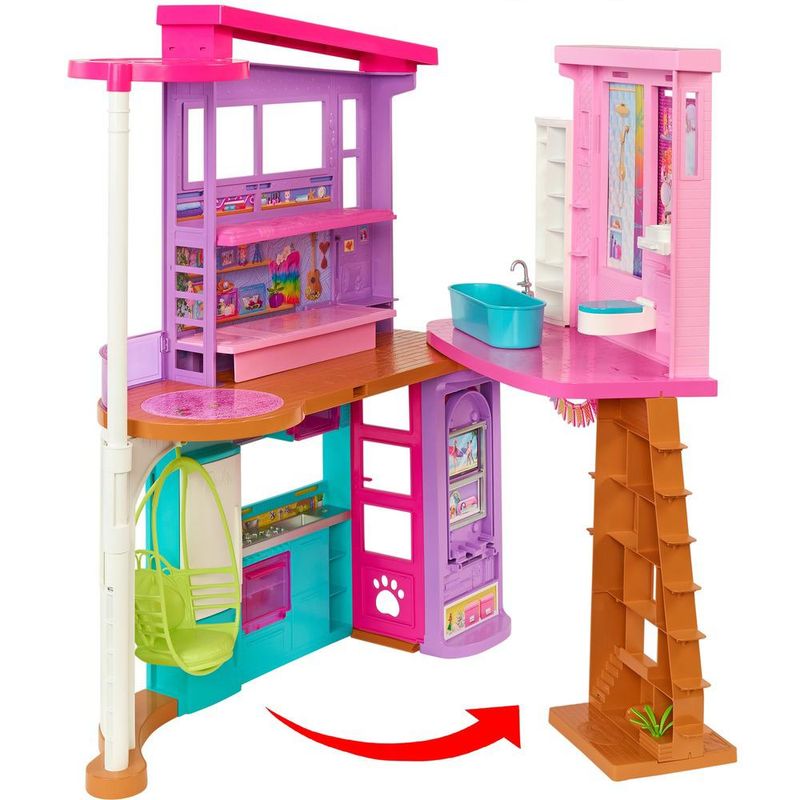 Playset---Barbie---Nova-Casa-De-Ferias-Malibu---Colorida---Mattel-3