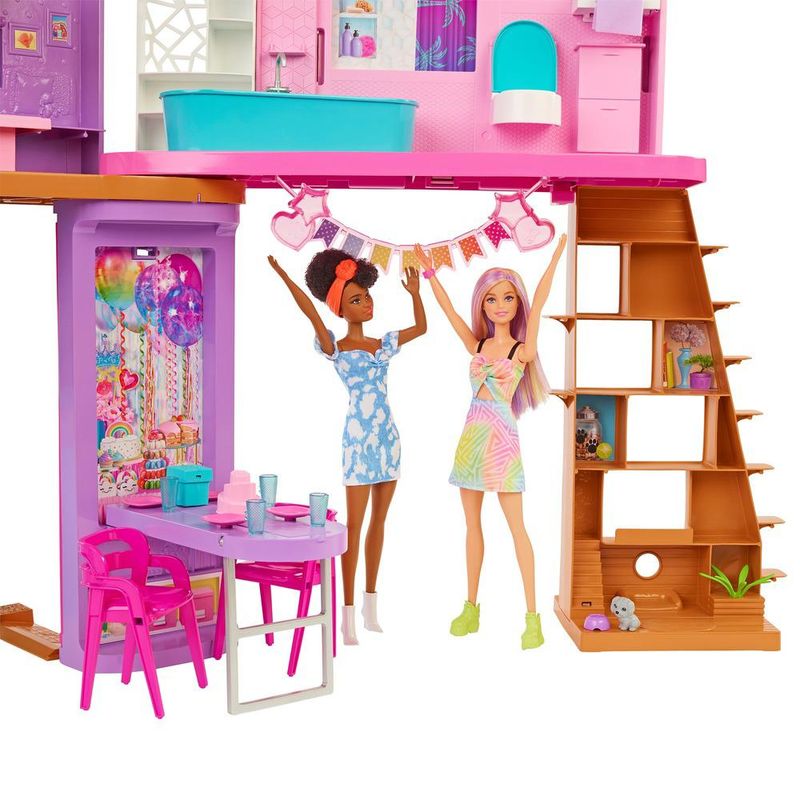 Playset---Barbie---Nova-Casa-De-Ferias-Malibu---Colorida---Mattel-5
