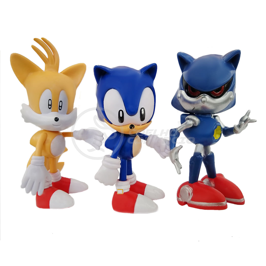 Bonecos Sonic The Hedgehog Montaveis Sortidos Serie 3 Sonic - Ri Happy