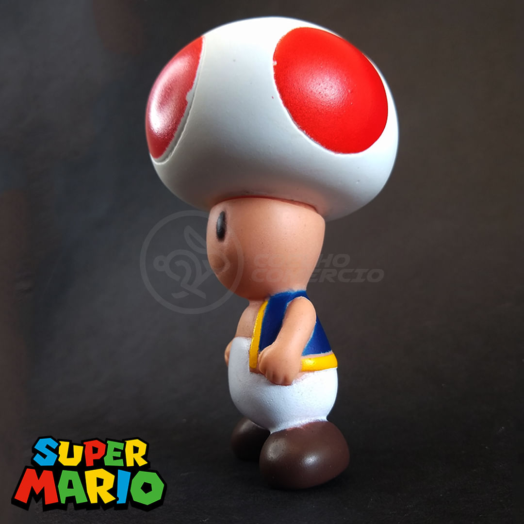 Conjunto De Mini Figuras - Super Mario - Jogo Do Equilíbrio