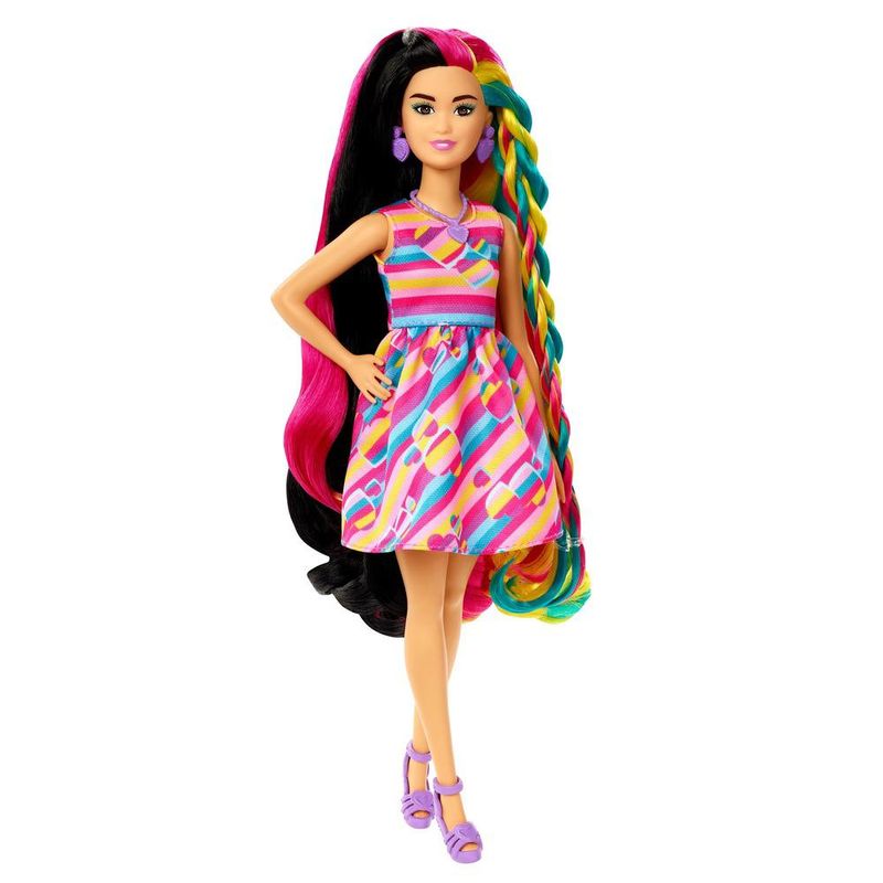 Boneca-Articulada---Barbie---Totally-Hair---Vestido-de-Coracao---Rosa---22cm---Mattel-4