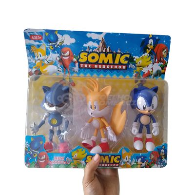 Kit Miniaturas Bonecos Do Sonic The Hedgehog