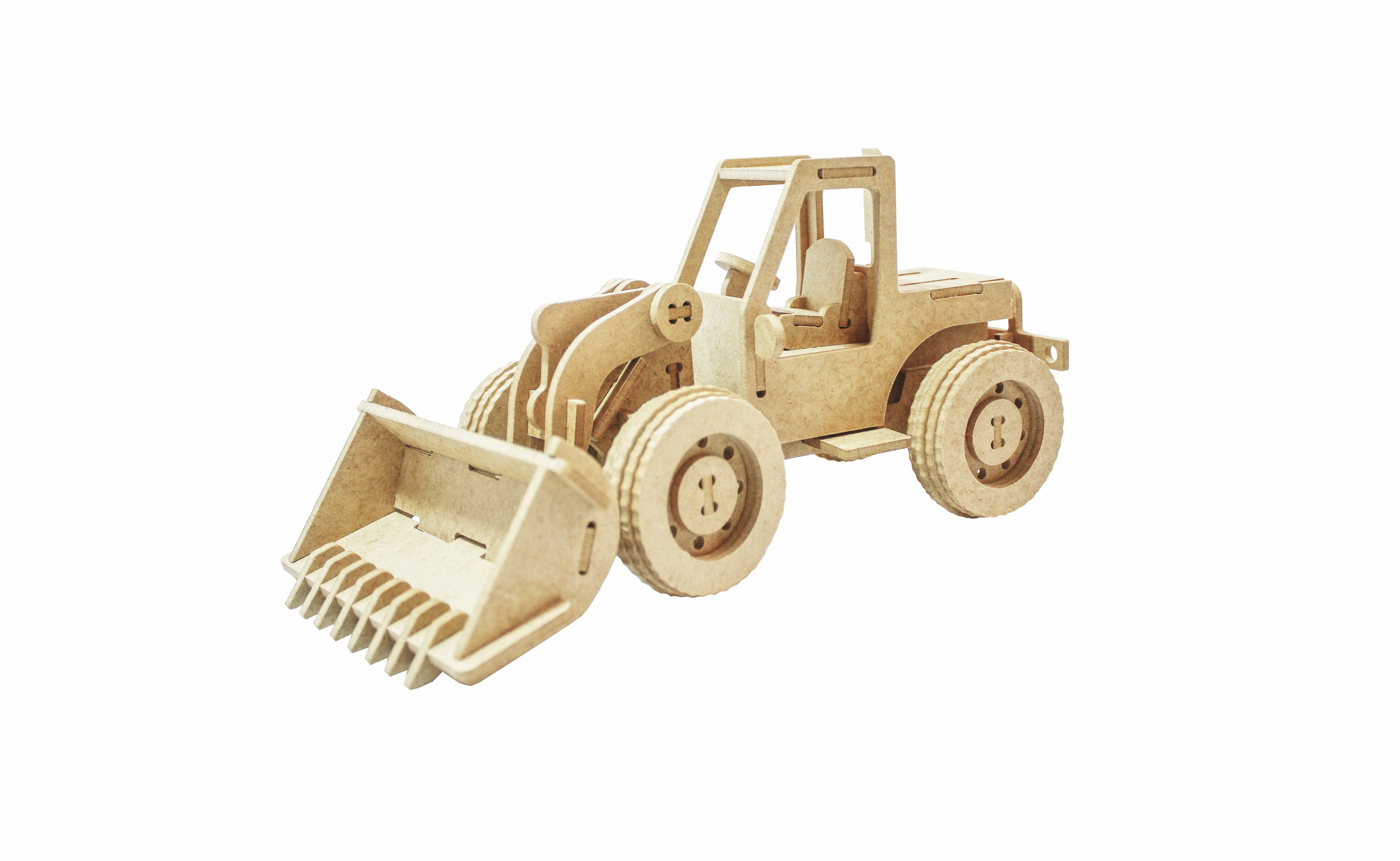 Quebra Cabeça 3D - Trator 74 peças - Ri Happy