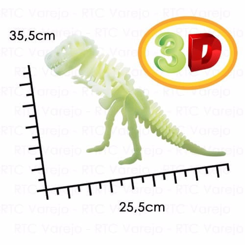Quebra Cabeça Dinossauro Rex - Fabrica-GSBrink
