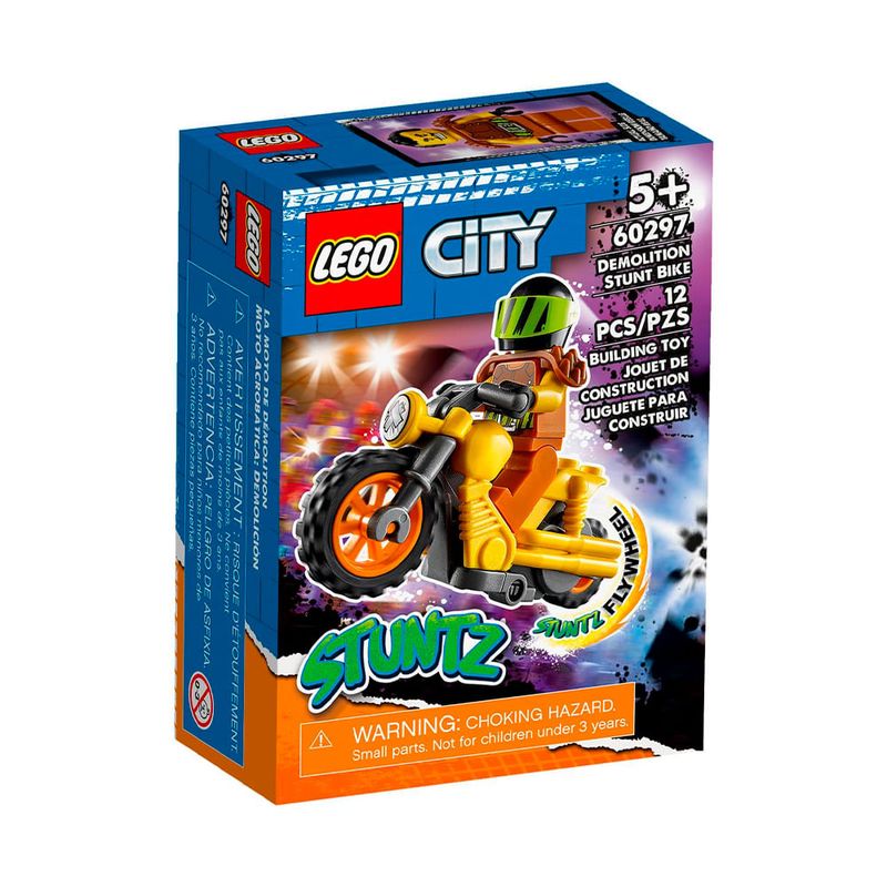 LEGO CITY MOTO DE ACROBACIAS DEMOLIDORAS 60297 - Ri Happy