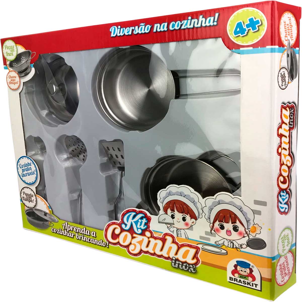 Brinquedo Cozinha Infantil Jogo De Chá Metal Decorado 900-0 em