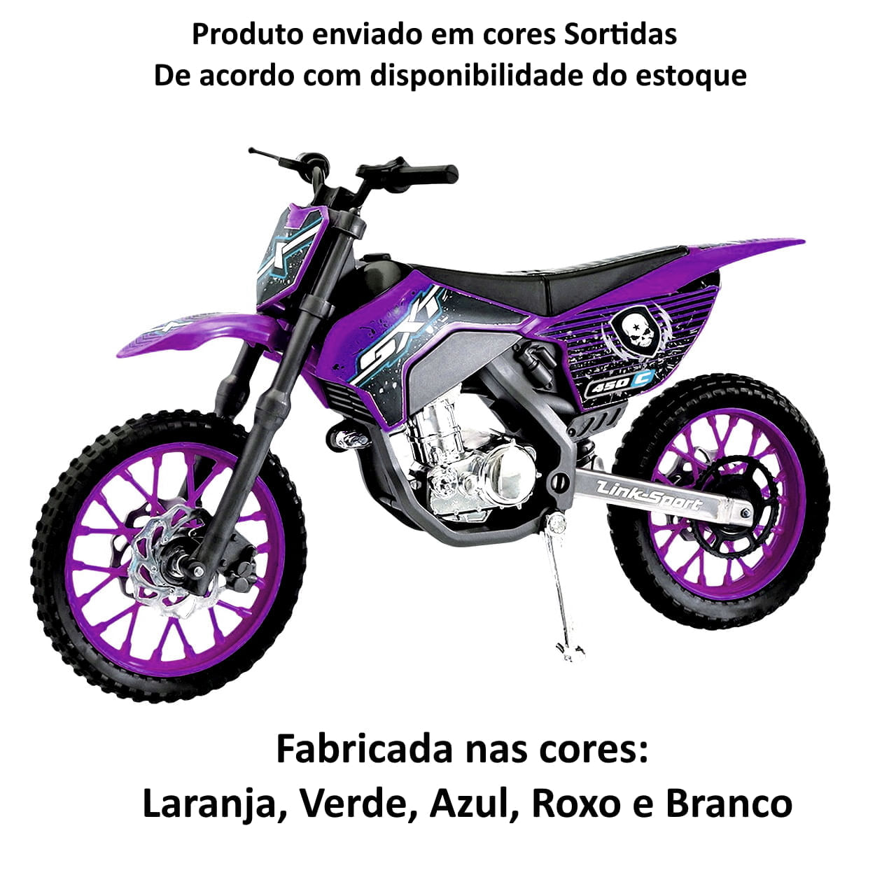 Moto de Brinquedo Infantil Rally Super Cross SXT Suspensão Sortida - Ri  Happy