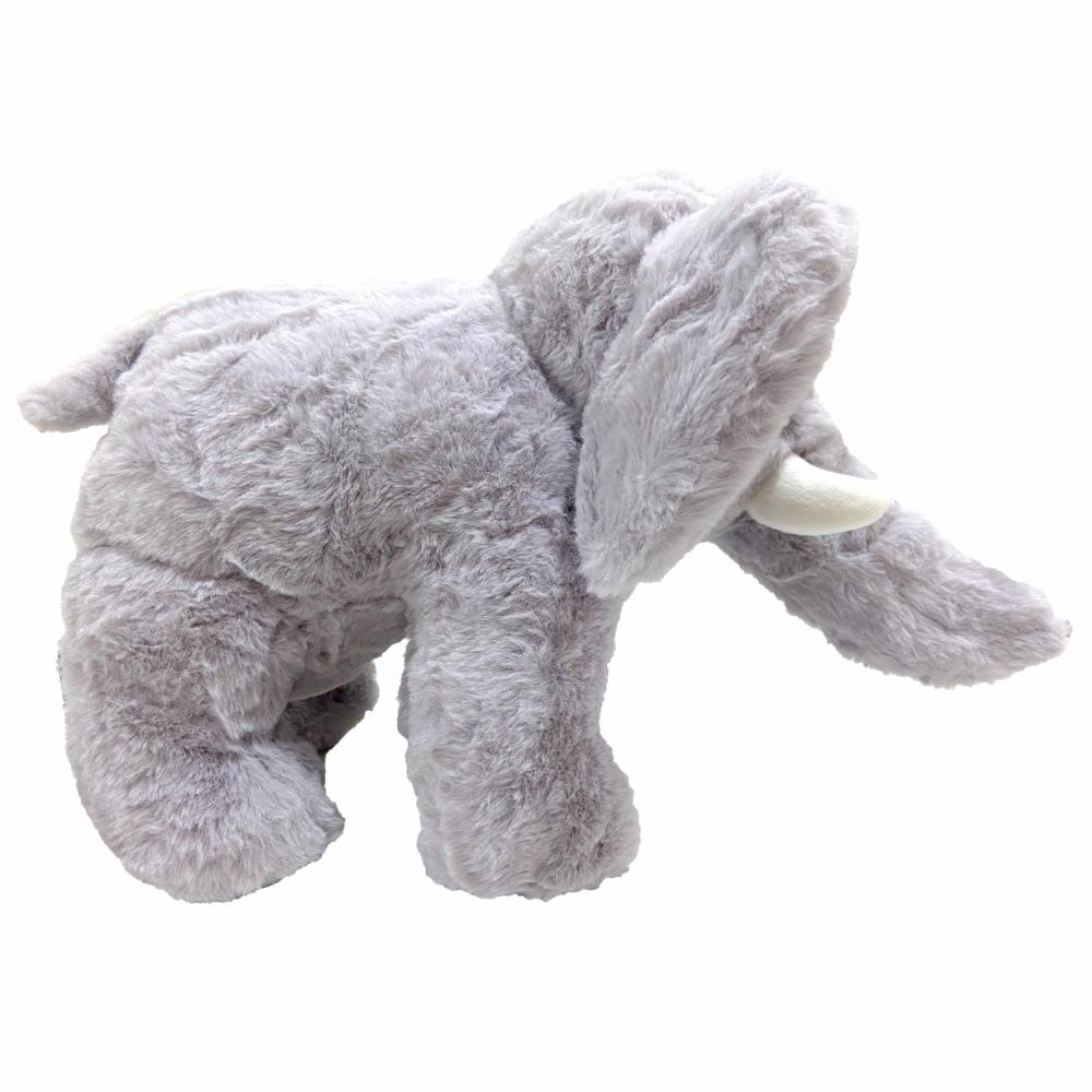 Pelucia Elefante Cinza Glitter Nos Olhos 35cm +3 Anos Fizzy - Ri Happy