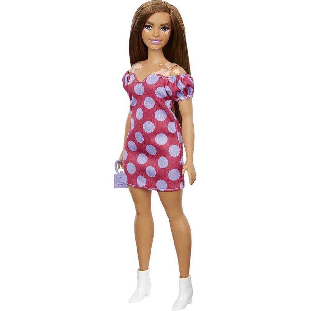 Boneca Barbie Fashionista Vitiligo Curvy 171 Mattel Ri Happy 0332