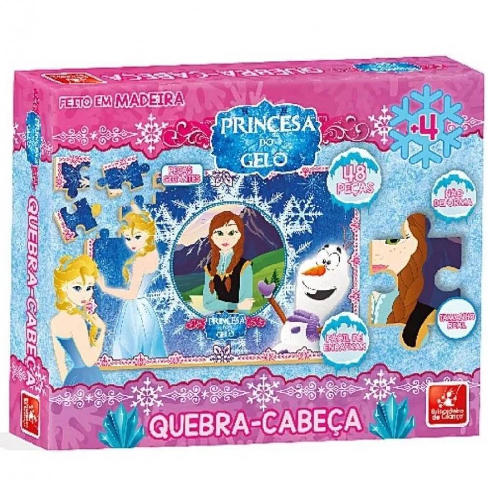 Comprar Quebra-Cabeça Princesas do Gelo 2 Unidades Com 80