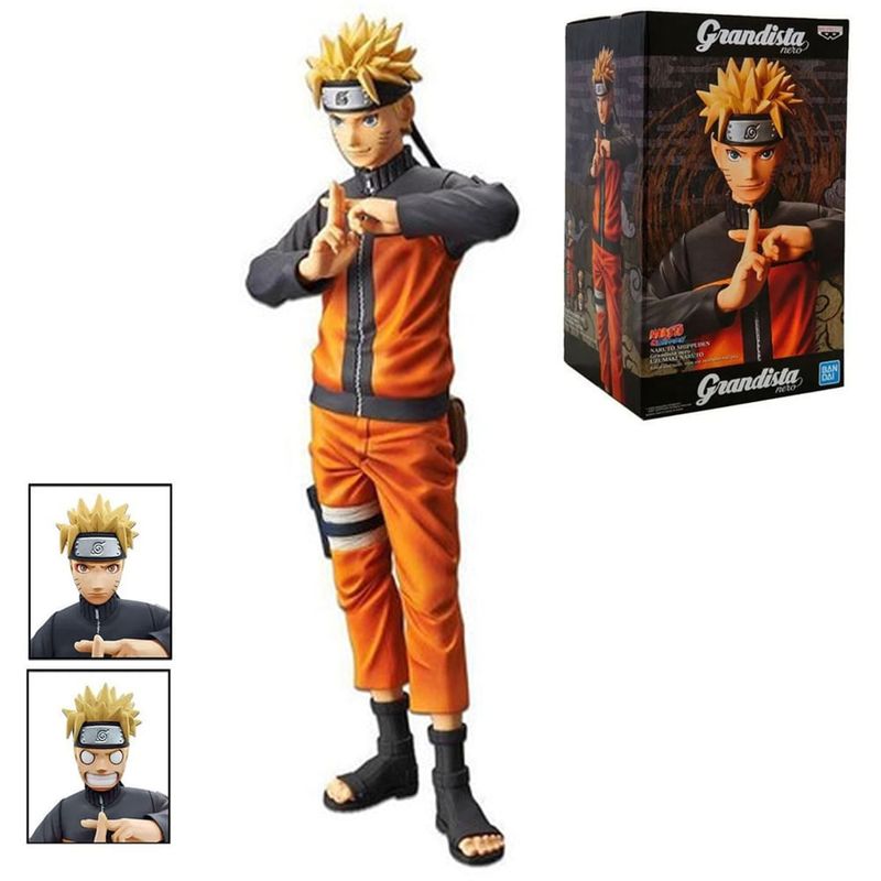 Figura Naruto Shippuden - Naruto Uzumaki Grandista Banpresto