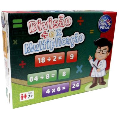 Jogo Educativo Escolar Matemática - Divisão e Multiplicação - Ri Happy
