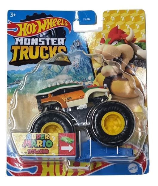 Hot Wheels Monster Trucks Super Mario Bowser Fyj44 Mattel Ri Happy 1506