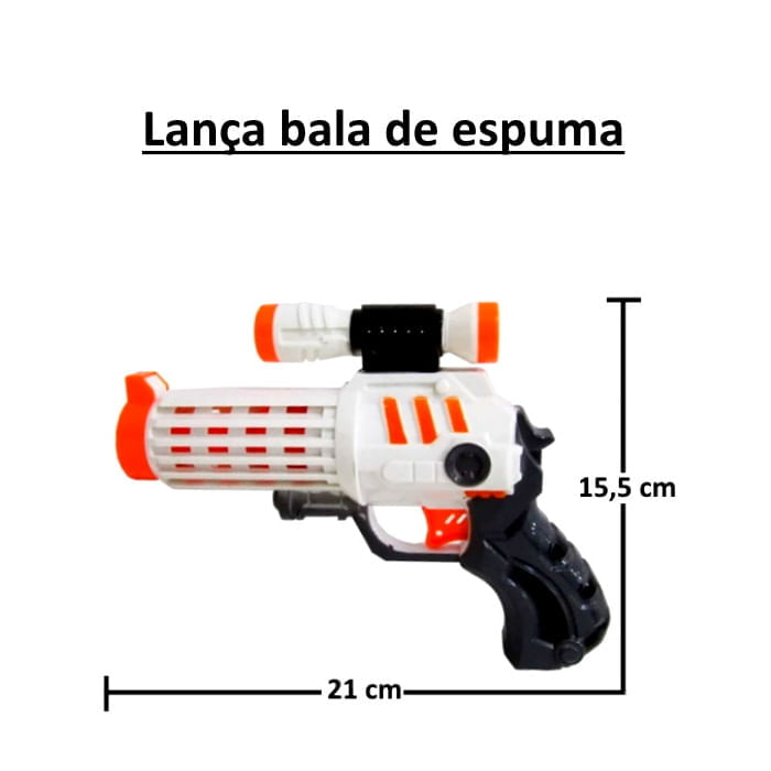 Munição P/ Arma De Brinquedo 1200 Bolinhas Gel Pistola Nerf - Ri Happy