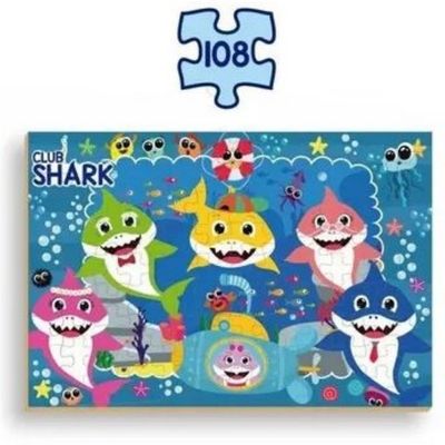 Jogo Quebra Cabeca Madeira Do 1 Ao 10 Club Shark +4Anos - Ri Happy