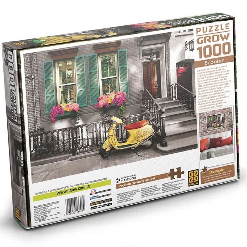 Puzzle 1000 peças Scooter - Loja Grow