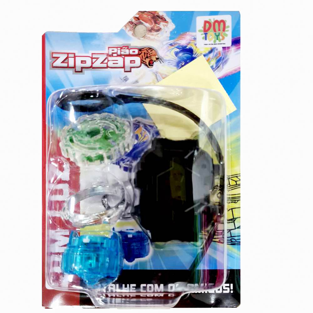 Piao Corda Zip Zap Com LUZ Verde DMT5388 - Ri Happy