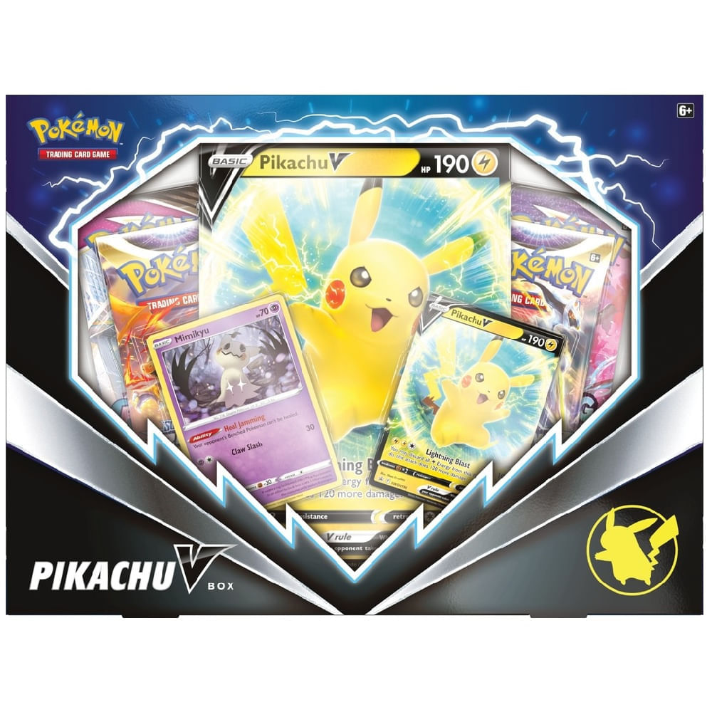 Cards Pokémon - Box Pikachu Vmax - EE 12.5 - Copag - Ri Happy