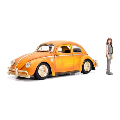 Mini Veículo - Escala 1:24 - Transformes - VW - Beetle - Bumblebee e Charlie - Califórnia Toys