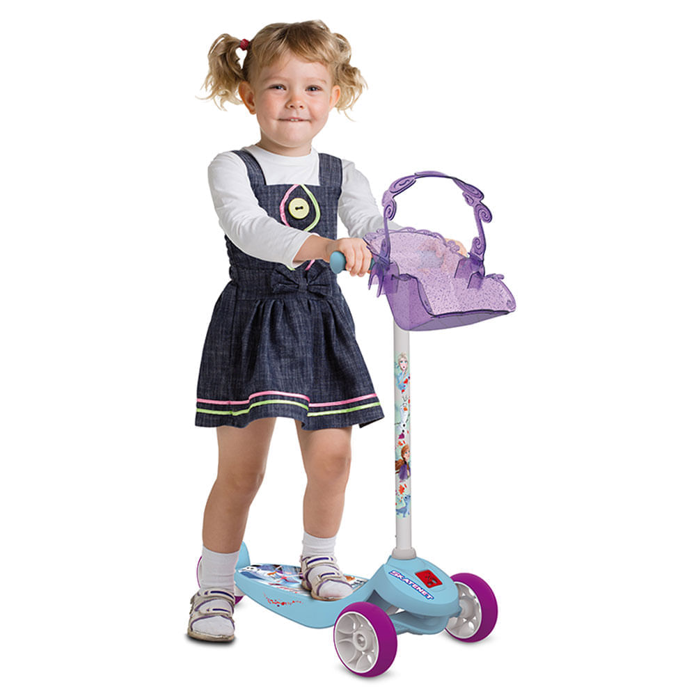 Confira Patinete Frozen 2 Skatenet 74 cm 29.5 63.5 Bandeirante