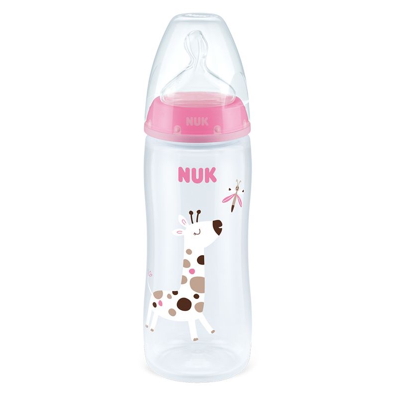 Mamadeira---360-Ml---First-Choice---Controle-de-Temperatura---Girls---Nuk-1