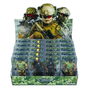 Kit C/48 Soldados Plástico Guerra Exercito Militar Miniatura - Ri Happy