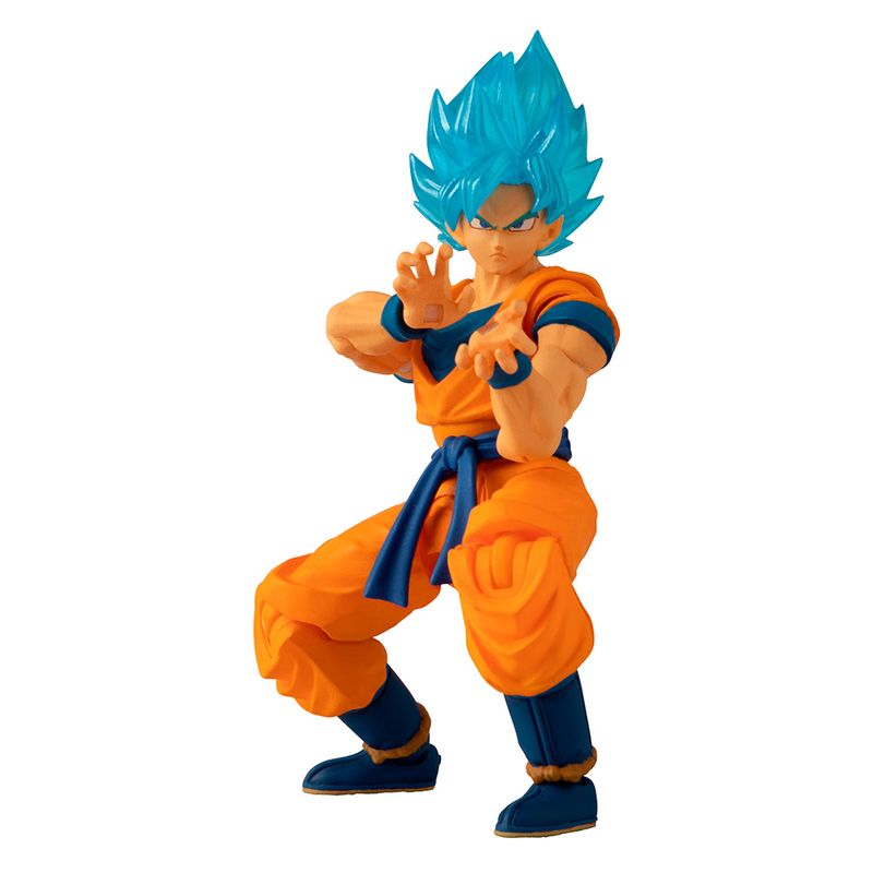 Boneco Articulado Dragon Ball Super Sayadin Blue Goku Fun