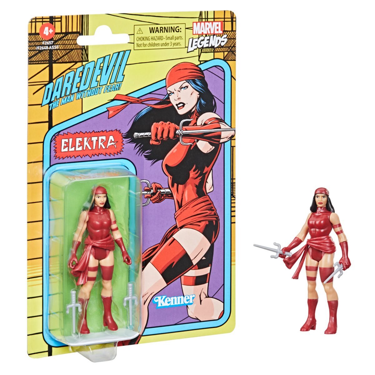 Hasbro Marvel Legends Retro 375 Collection Elektra Figura Brinquedo 95 Cm Ri Happy